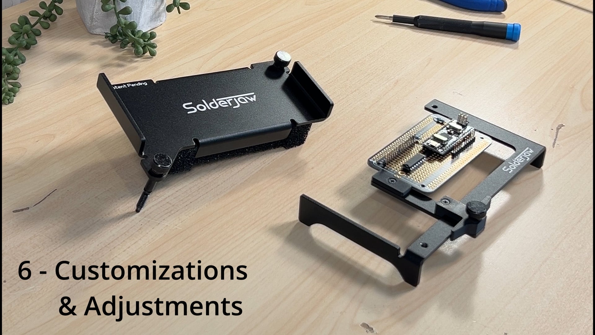Load video: Watch a full walkthrough of the Conforming SolderJaw CSJ-1 from unboxing to first use. See exactly how the conforming membrane works, how to clamp your board, and how to flip and solder a fully populated PCB in one pass.